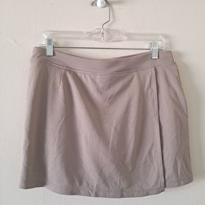 Moving Comfort Light Brownish Green & Lemon Active Skort - Size Girls (L) 12-14